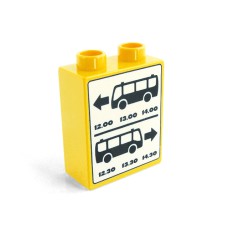 Duplo potisk 1x2x2 autobusový jízdní řád