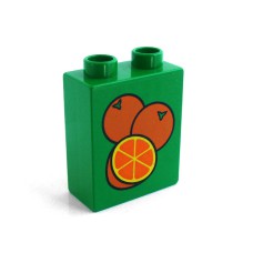 Duplo potisk 1x2x2 pomeranče