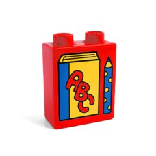 Duplo potisk 1x2x2 slabikář a tužka