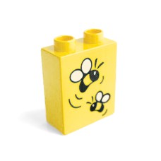 Duplo potisk 1x2x2 dvě včely