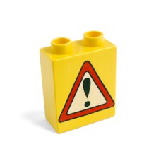 Duplo potisk 1x2x2 značka pozor