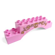 Duplo potisk 2x10x2 oblouk se zlatým ornamentem