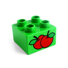 Duplo potisk 2x2 dvě jablka