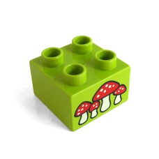 Duplo potisk 2x2 čtyři muchomůrky