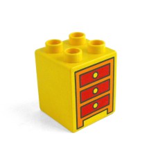 Duplo potisk 2x2x2 skříňka se zásuvkami