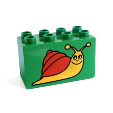 Duplo potisk 2x4x2 hlemýžď