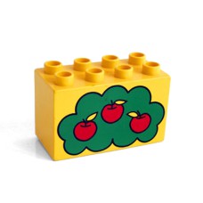 Duplo potisk 2x4x2 jabloň