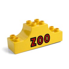 Duplo potisk 2x6x2 nápis ZOO