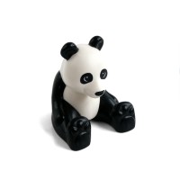 Duplo panda sedící, kulaté oči