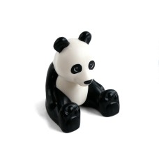 Duplo panda sedící, kulaté oči