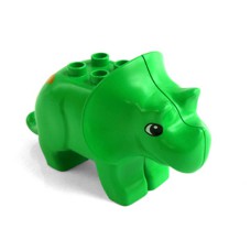 Duplo triceratops s hnědými skvrnami