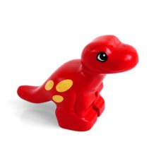 Duplo mládě tyranosaura rex se žlutými skvrnami