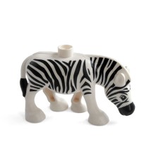 Duplo zebra s hladkou hřívou