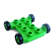 Duplo podvozek míchačky 2x4 s rozšířenými nápravami